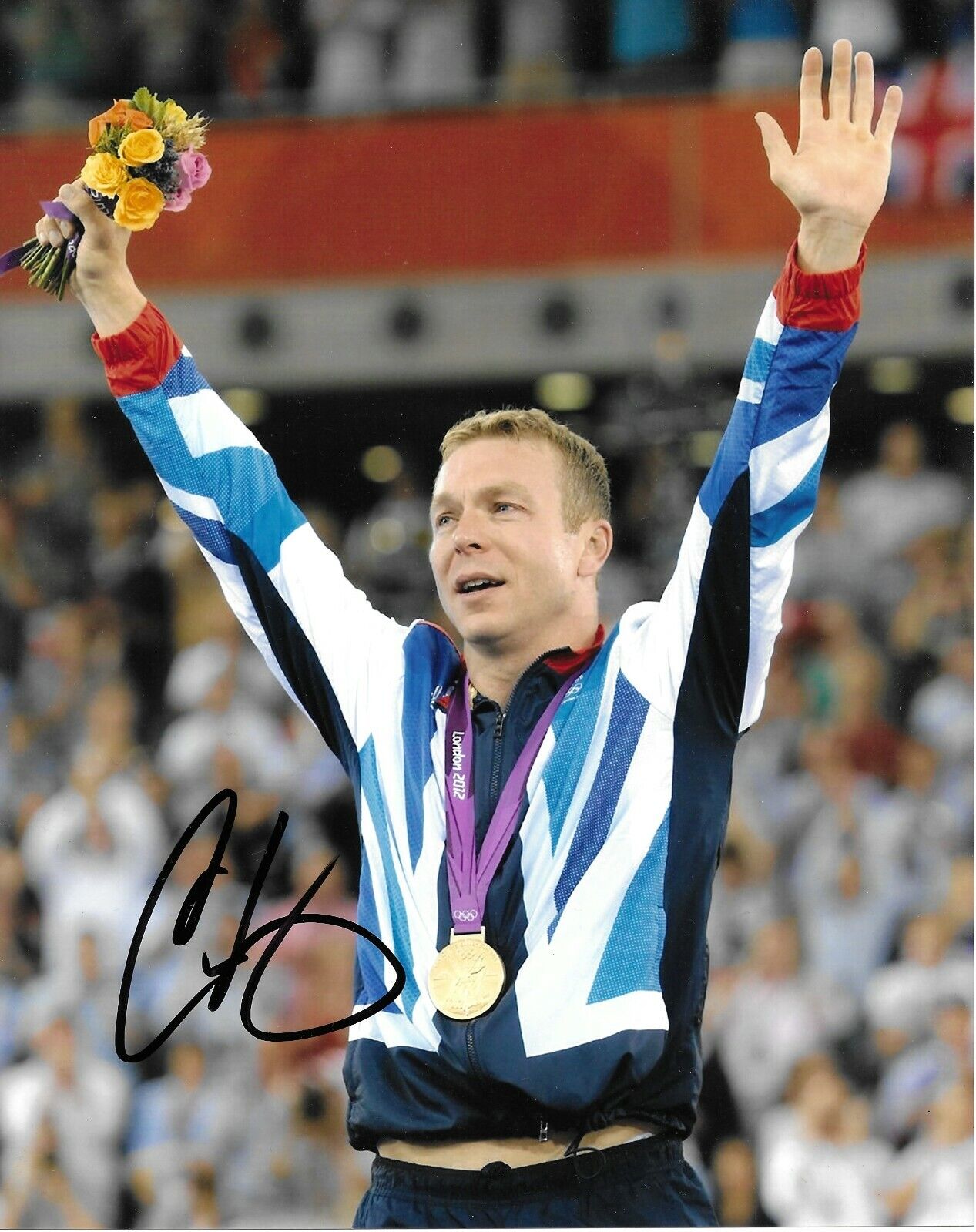 Chris Hoy autograph - signed Photo Poster painting