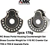 AMK Brass Internal Wheel Counter Weight Knuckle Counterweight 89g/pcs for 1/10 RC Crawler TRX-6 TRX-4 Bronco Defender Upgrade