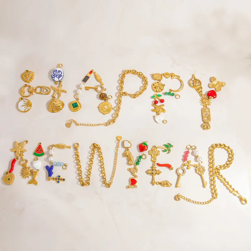 1 Piece 11.1*11.2MM 15.7*17MM 304 Stainless Steel Heart Shape Pendant Chain Jewelry Accessories