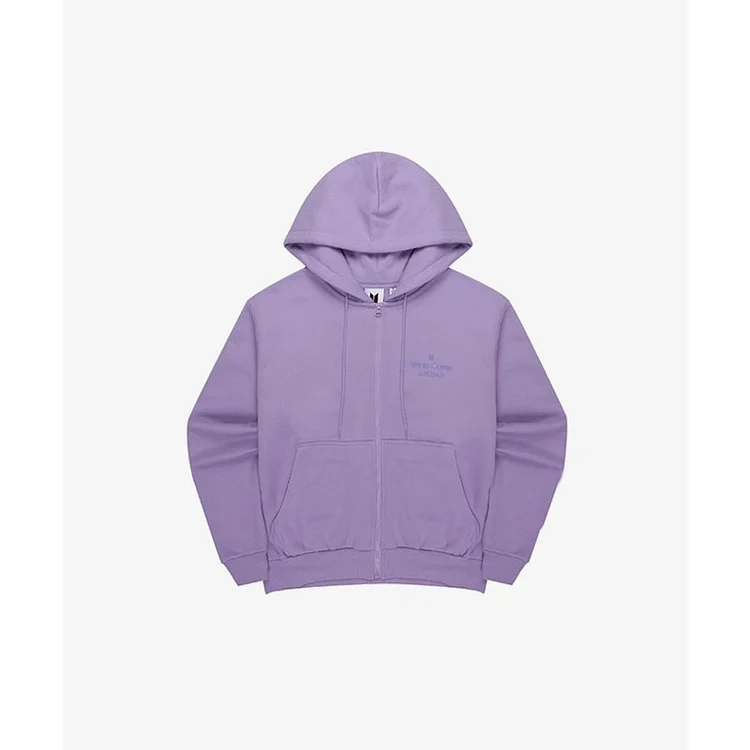 BTS Yet to Come Zip-Up Hoodie (Lavender)