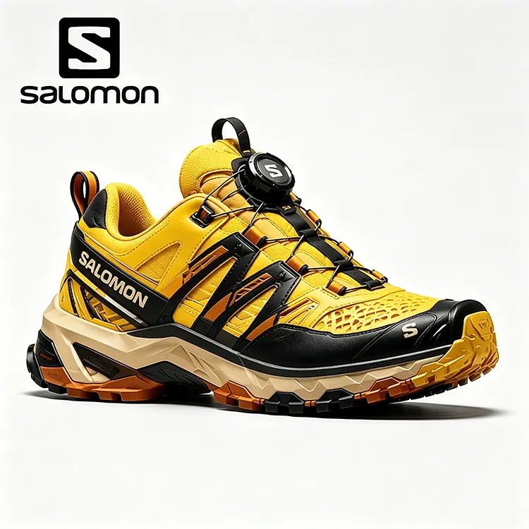 Wodoodporne i oddychające buty trekkingowe Salomon&reg; dla mężczyzn, odpowiednie do pracy i aktywności na świeżym powietrzu.