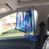 Car Sun Shield Magnetic Cartoon Mesh Car Side Window Privacy Curtain