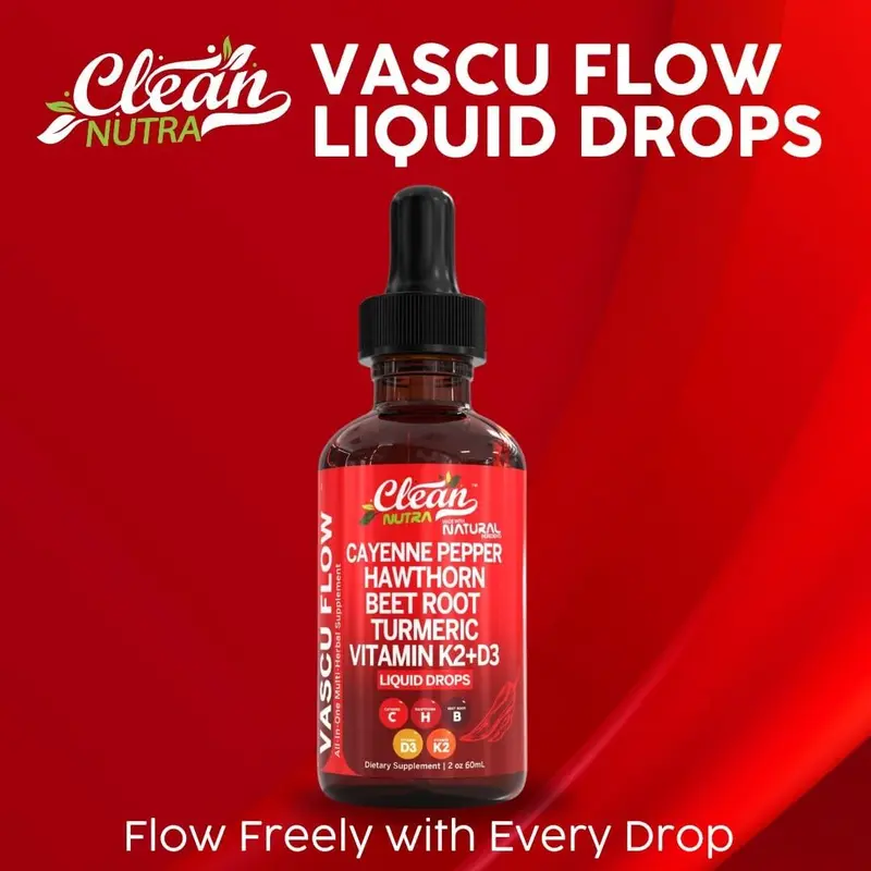 Cayenne Pepper Supplement Liquid Drops + Hawthorn Berry