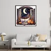 uk.everydayedeals (Limited Stock)Cross Stitch - 11ct Stamped - Paysages &agrave; l'ext&eacute;rieur de la fen&ecirc;tre d'automne (60*60cm)