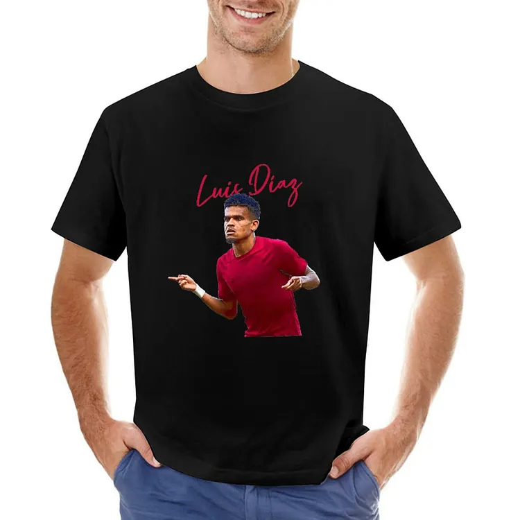 Luis Diaz Inspired Football Culture Men's T-shirt	