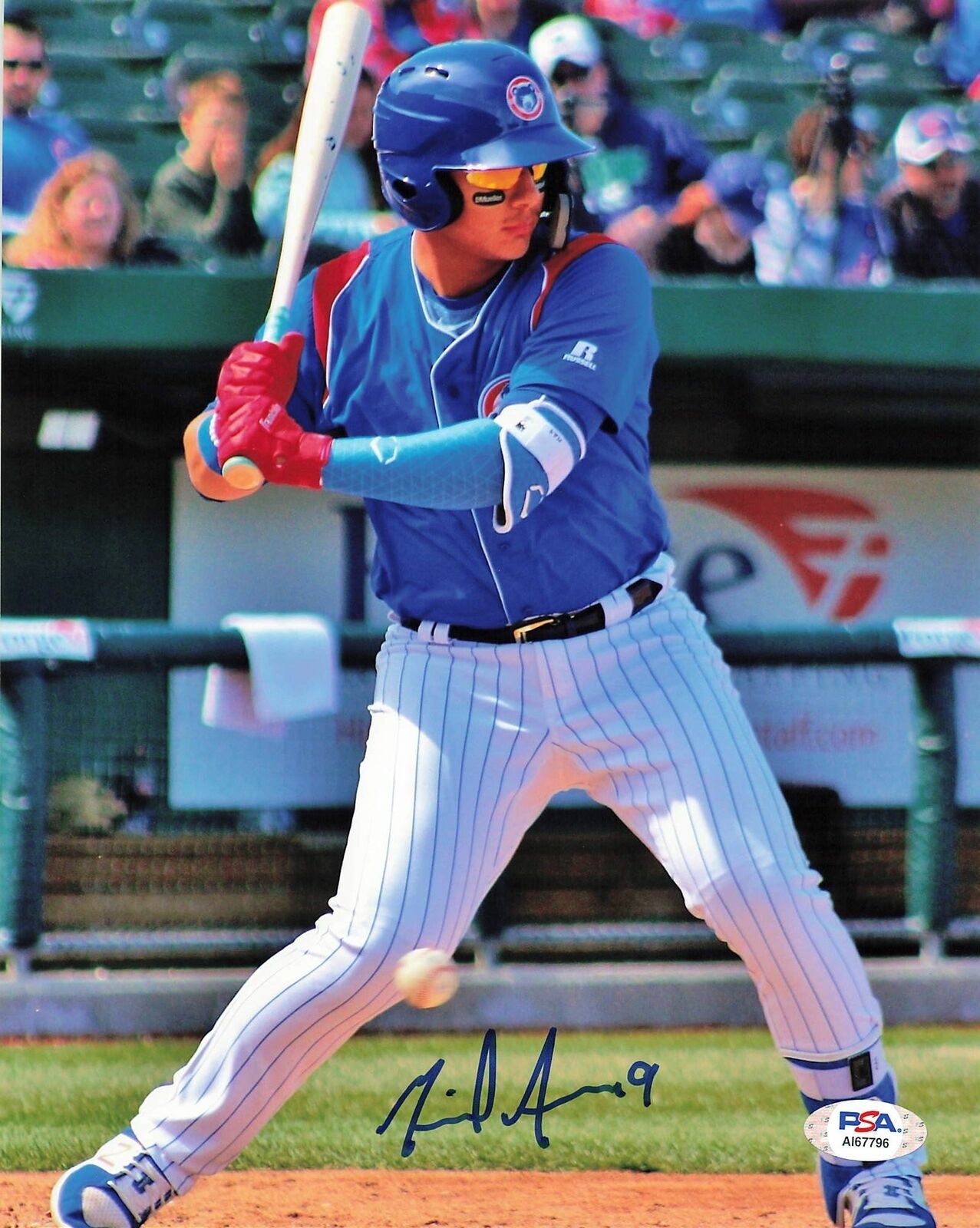 Miguel Amaya signed 8x10 Photo Poster painting PSA/DNA Chicago Cubs Autographed