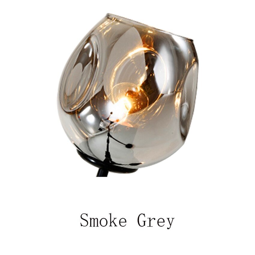 Nordic lustre Glass Ball LOFT LED Chandelier Lighting Art Molecule Hall Living Room Restaurant Suspension pendant lamps Fixtures