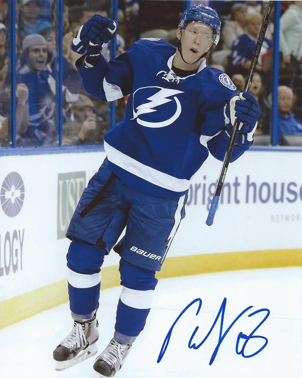 Ondrej Palat Signed 8x10 Photo Poster painting Tampa Bay Lightning Autographed COA