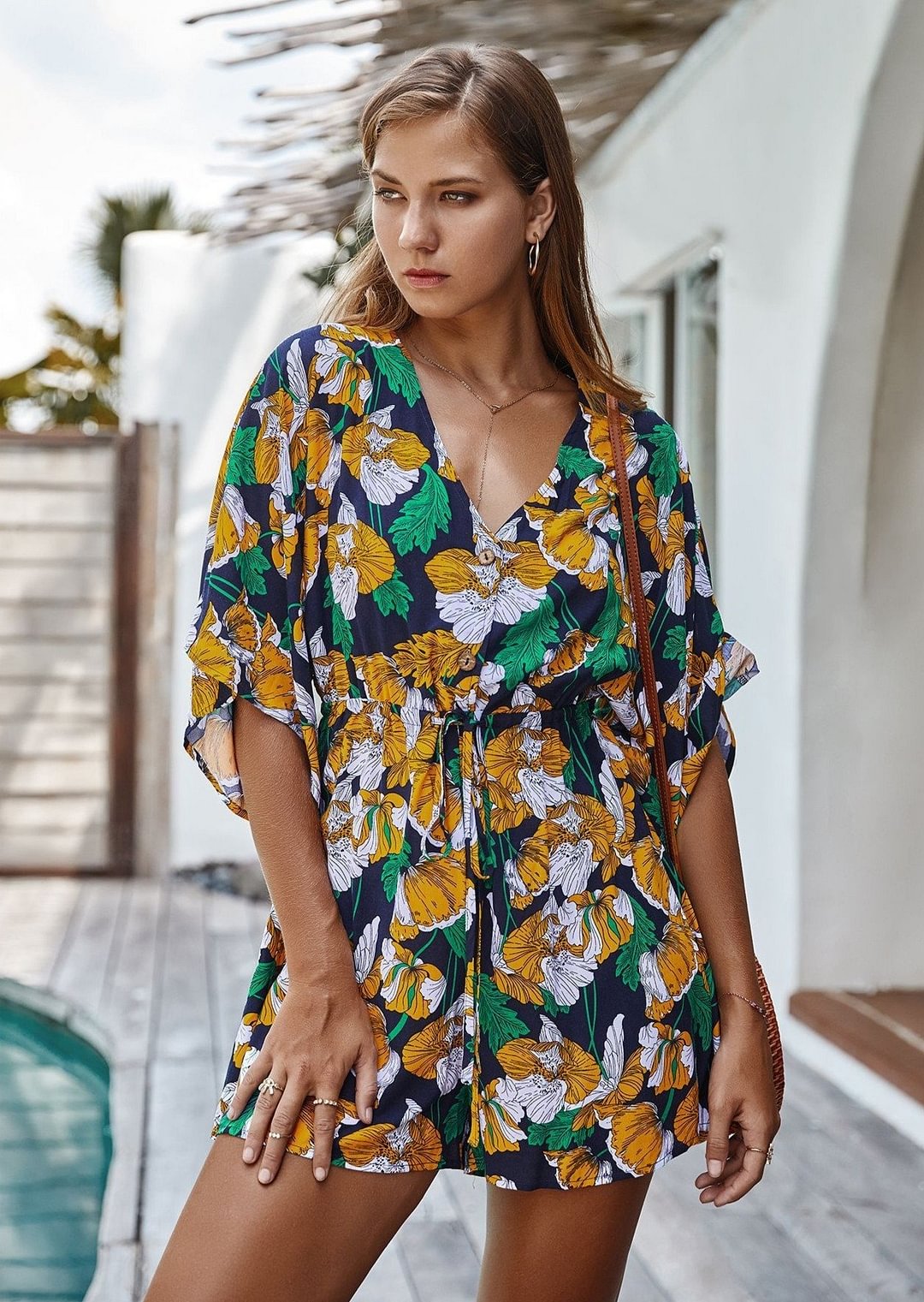 Summer Baby Floral Rompers August Lemonade August Lemonade