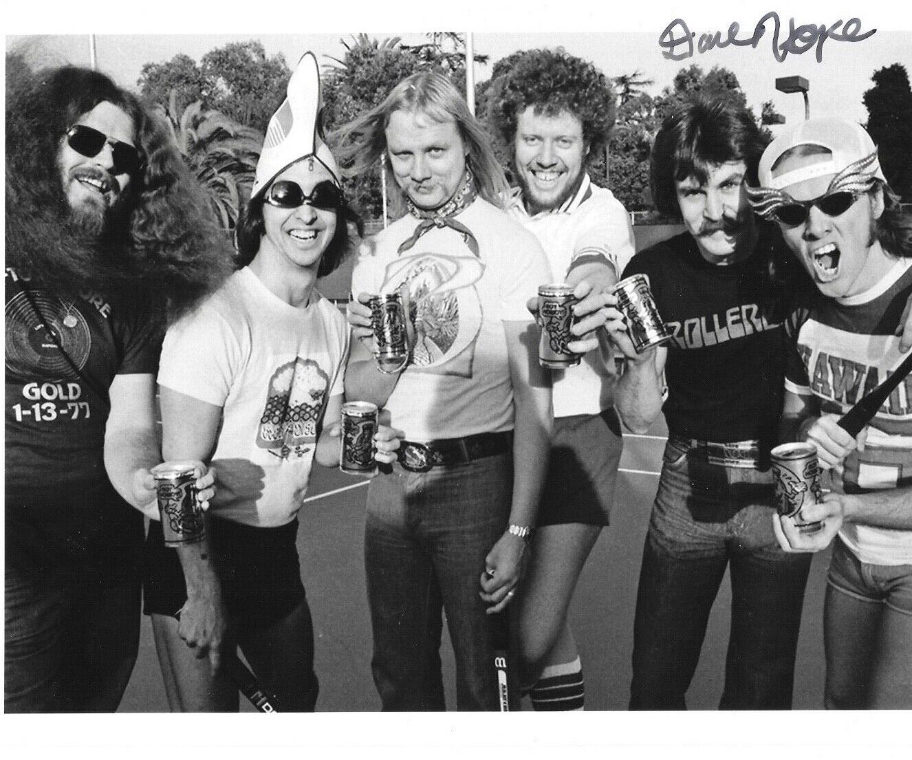 * DAVE HOPE * signed 8x10 Photo Poster painting * KANSAS BAND * COA * 5