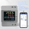 6IN1 DIN-Rail AC Volt Monitor Digital Active Power Factor Energy Meter 110V 220V