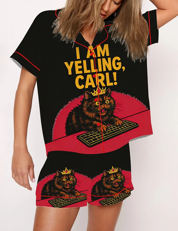 Women's Dungeon Crawler Carl I Am Yelling Carl Pajama Set