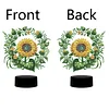 Sunflower Diamond Painting Night Light 5D DIY Diamond Art Lamp Home Decor