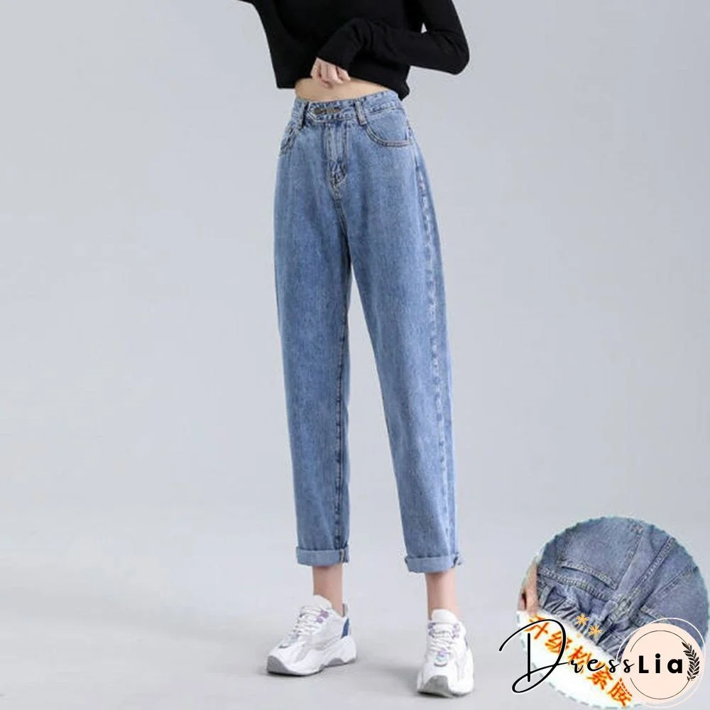 Woman Jeans High Waist Clothes Wide Leg Denim Clothing Blue Streetwear Vintage Quality Fashion Harajuku Straight Pants