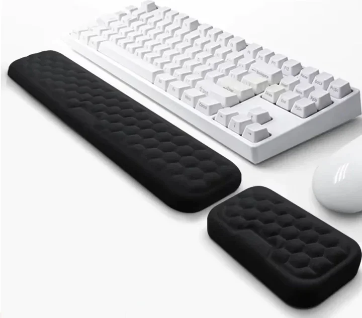 Wrist Protection Rest Pad | for Mouse and Keyboard - Elevates Wrist - Reduces Strain Pain