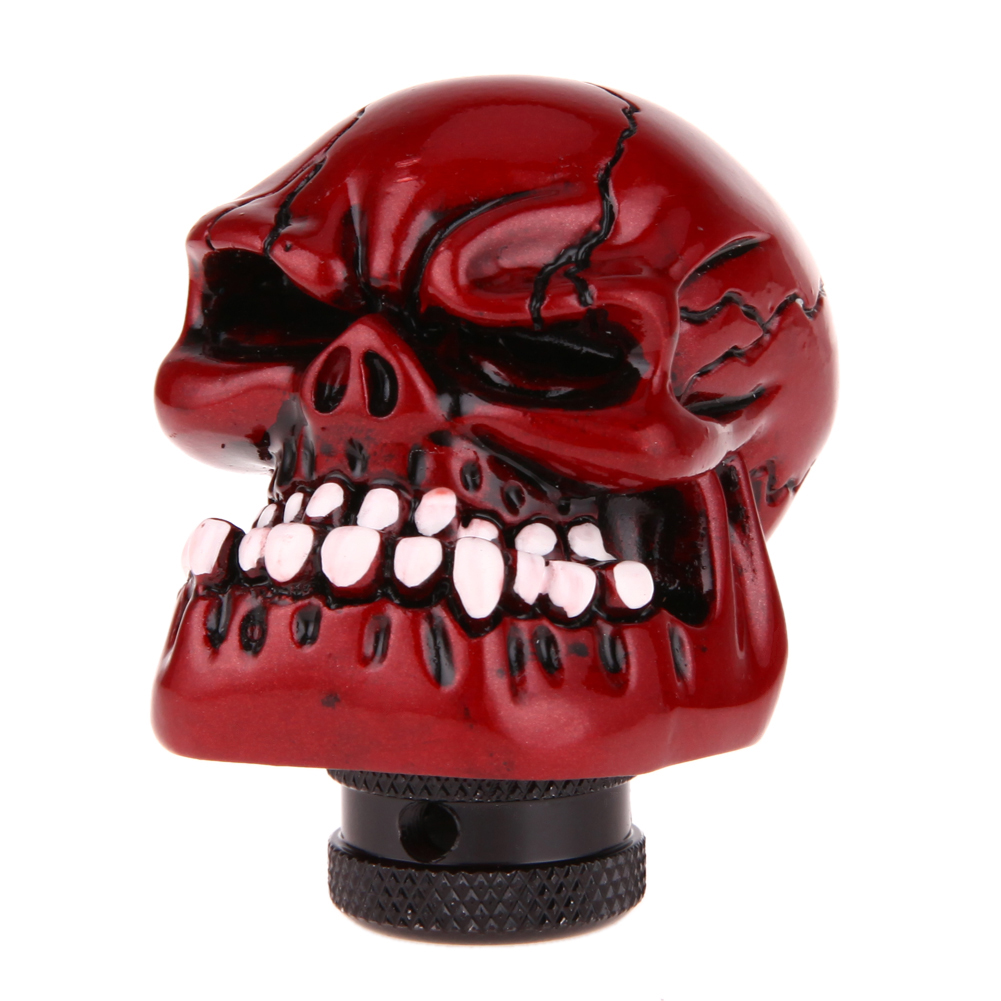 

Hand Brake Car Skull Head Gear Shift Knob Auto Vehicle Modification Shifter, 501 Original