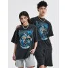 Unisex Acid Wash Vintage Graphic Tee
