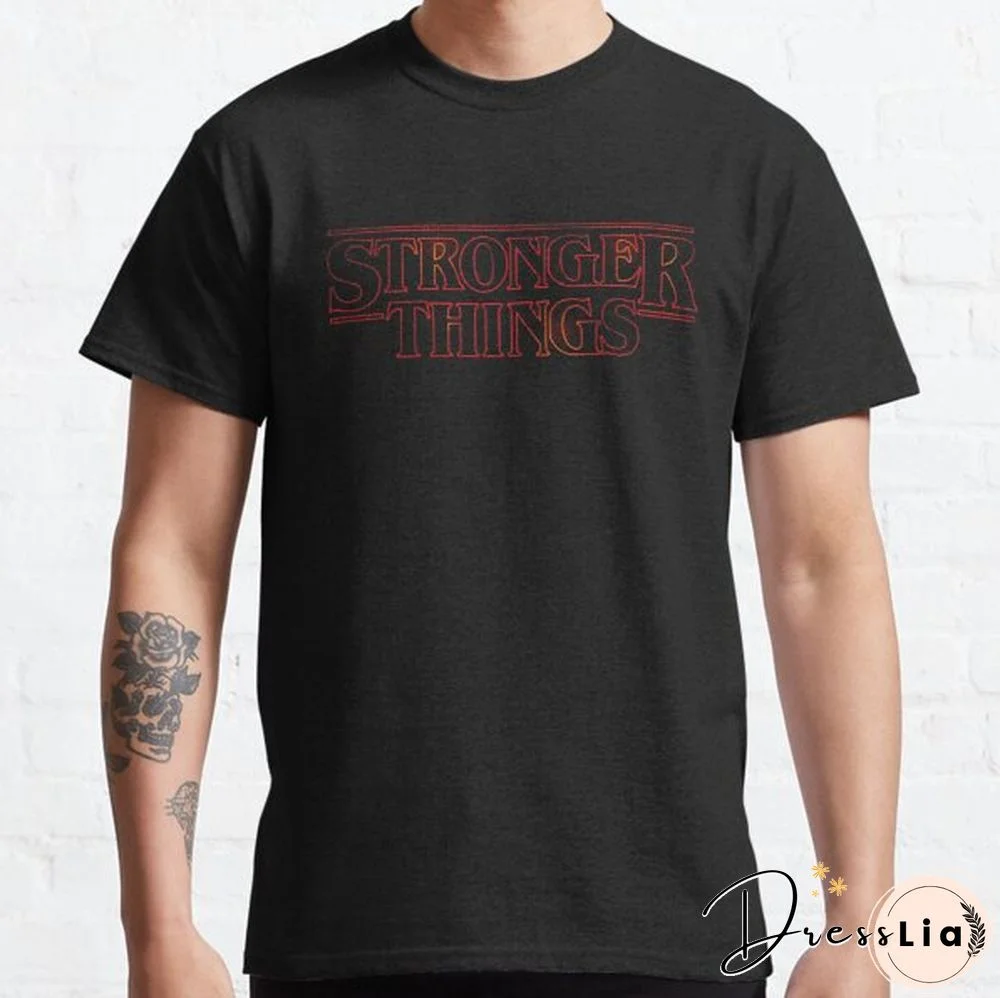 Stranger Things Fitness Stronger Things Classic T-Shirt