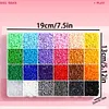 Fuse Bead Tool Set 13, 000/26, 000/39, 000 Beads, Plus an Additional 2, 000 Black And White 2.6Mm Beads , 3D Mosaic Craft Tool Set, Quality Fusible Beads Come with a Toolkit That Includes a Small Spoon And Tweezers