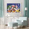 (Counted/Stamped)(Big Size) 11CT Cartoons - Cross Stitch 65*40cm/25.59*15.75in