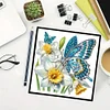 50 Pages DIY Butterfly Flower Diamond Painting Notebook