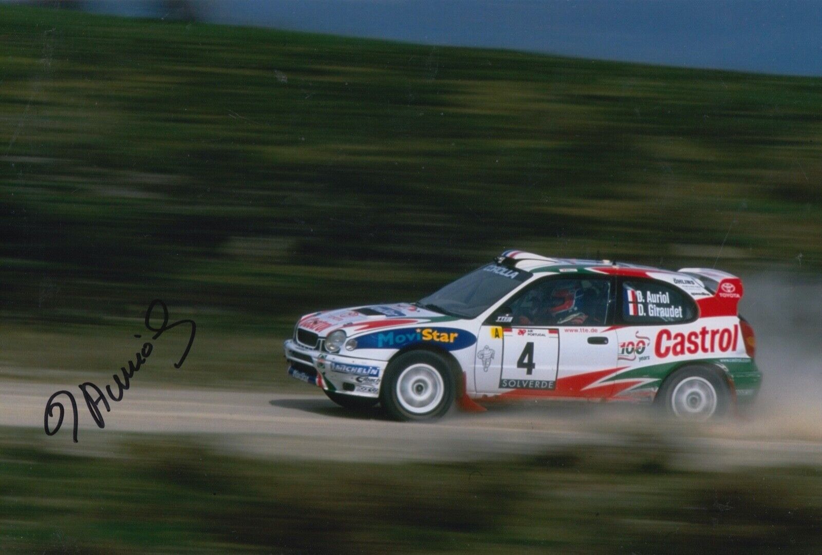 Didier Auriol Hand Signed 12x8 Photo Poster painting - Rally Autograph 13.