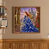 Rose Castle DIY 11CT 3-Strand Stamped Cross Stitch Kit 45x45cm