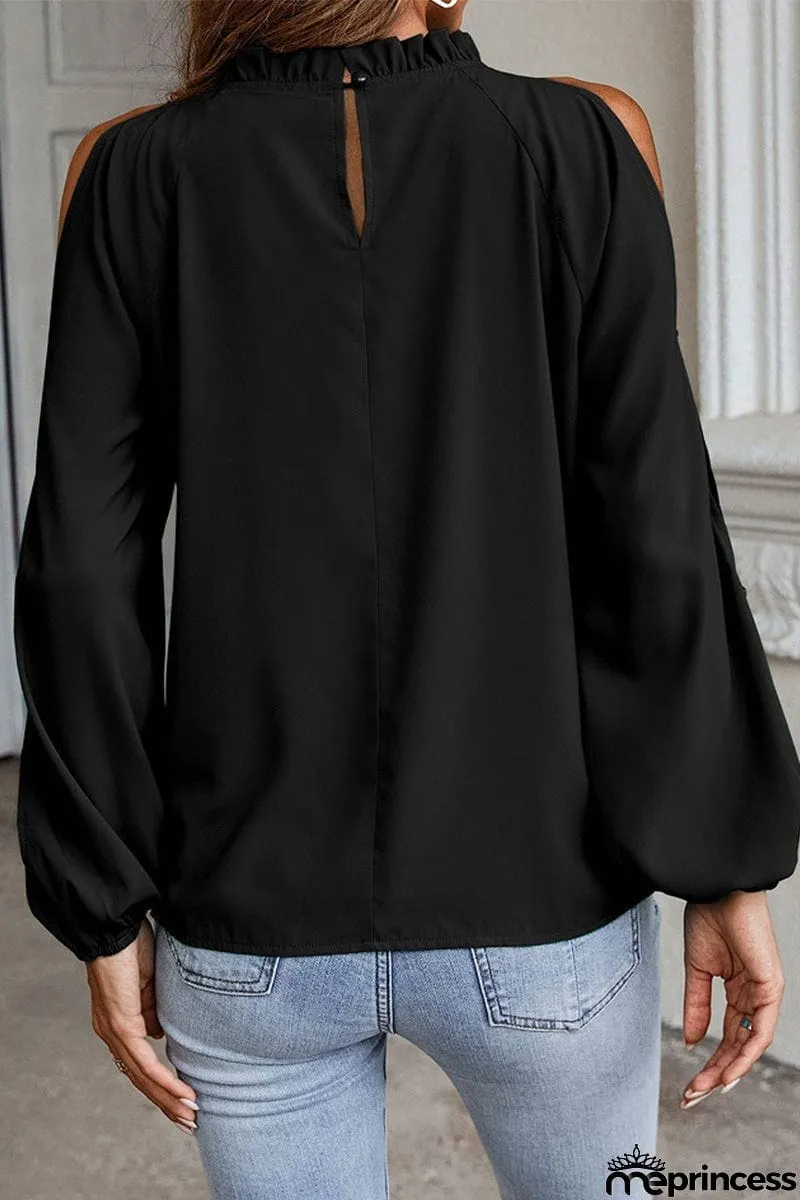 Elegant Solid Half A Turtleneck Tops