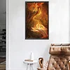 >SALE<5D Diamond Painting Fire Dragon Full Round Drill Rhinestone DIY Wall Arts
