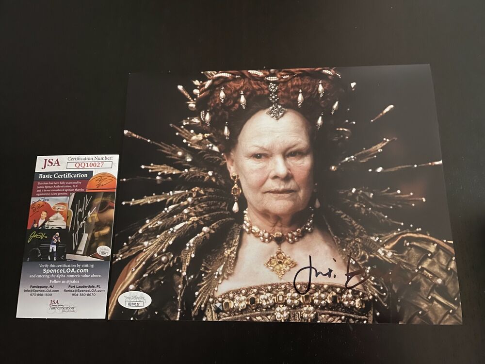 JUDI DENCH SIGNED 8X10 Photo Poster painting  AUTOGRAPHED BEST SHAKESPEARE IN LOVE