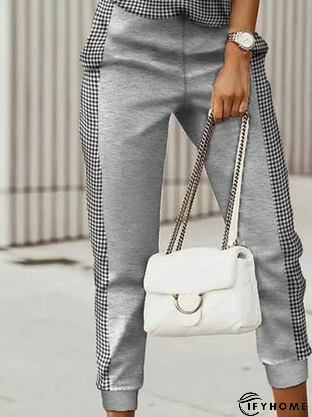 Loose Plaid Casual Sweatpant | IFYHOME