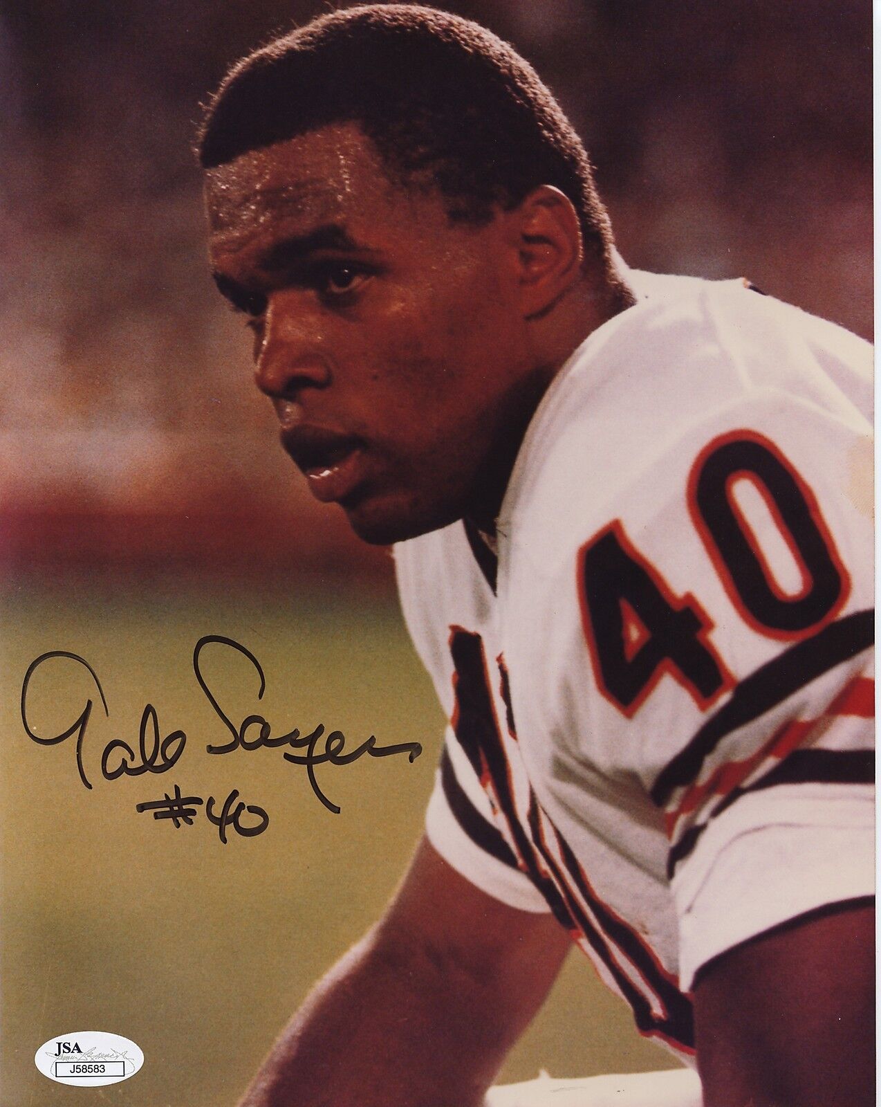 Gale Sayers 8x10 Signed/Autograph/Auto JSA Authenticated Bears