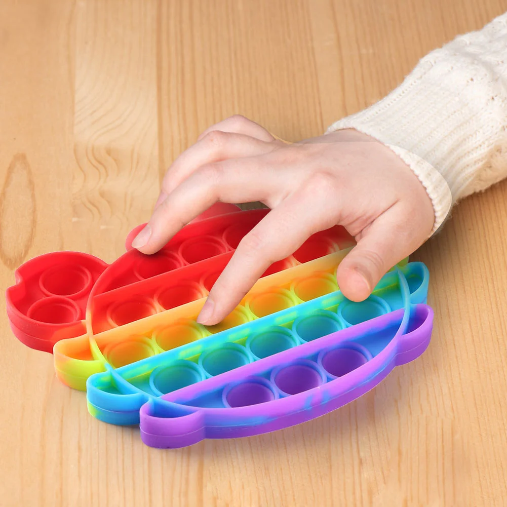 Push Bubble Sensory Toys Silicone Anti-Stress Vent Toys (Crab)