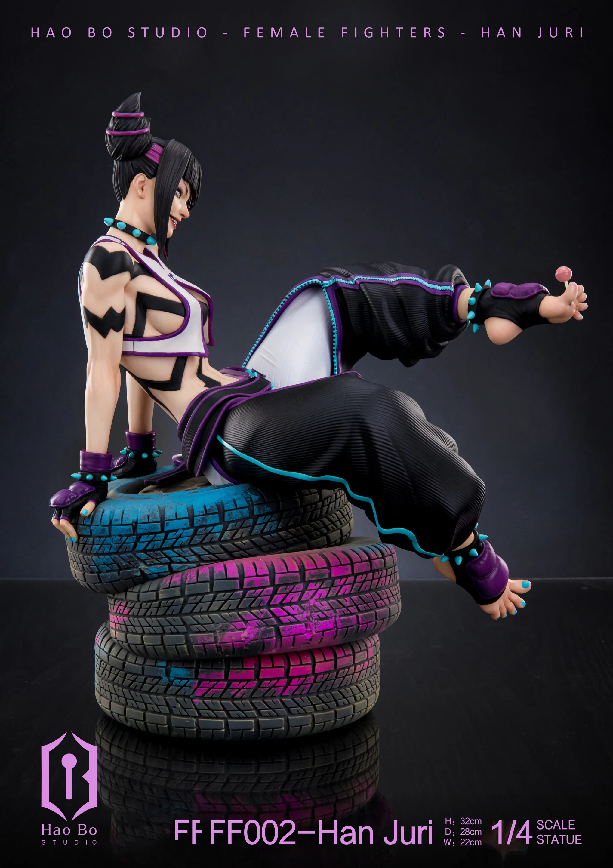 1/4 Scale Han Juri - Street Fighter Resin Statue - Hao Bo Studio