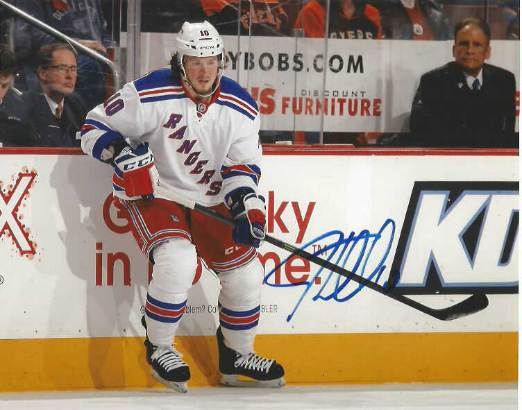 New York Rangers JT Miller Signed Autographed 8x10 Photo Poster painting COA C