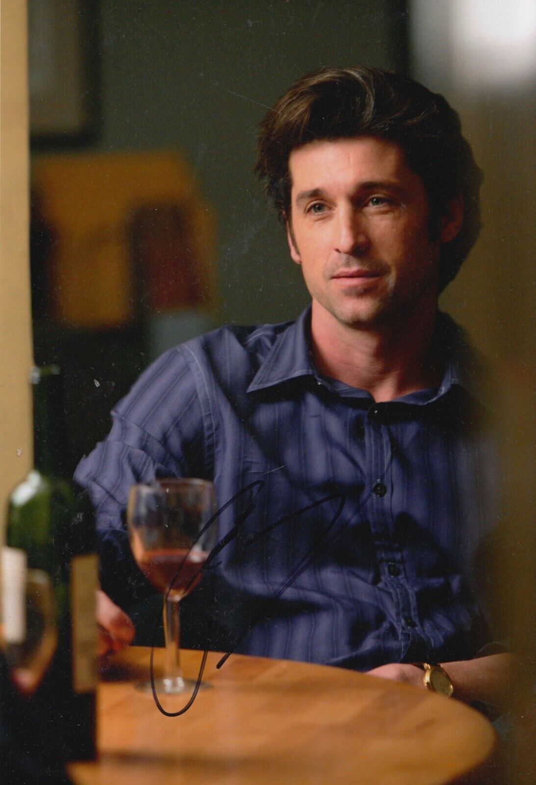 Patrick Dempsey Hand Signed 12x8 Photo Poster painting - Grey's Anatomy Autograph.