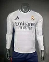 2024/2025 Player Version Long Sleeve Real Madrid Home Football Shirt 1:1 Thai Quality