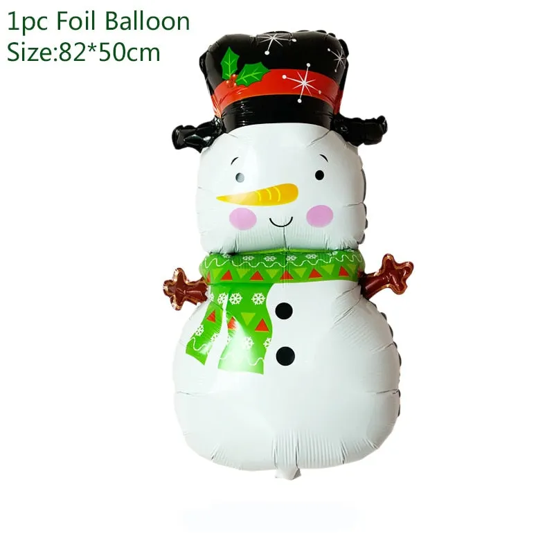Christmas Decorations for Home Merry Christmas Balloons Banner Photo Booth Props 2022 Happy New Year Decorations Navidad 2020