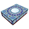 (US Local)Diamond Painting Storage Box DIY 5D Diamond Painting Jewelry Box for Women (E)