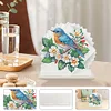 Acrylic Bird On Branch Diamond Painting Napkin Rack Decor for Home Office Decor