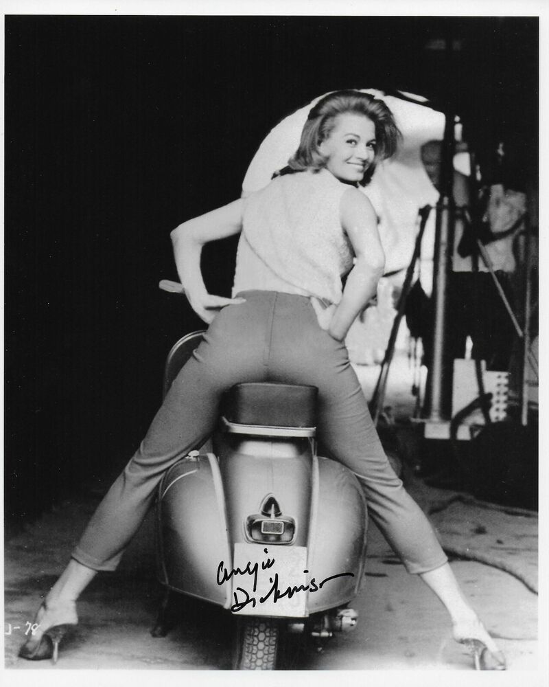 Angie Dickinson Original Autographed 8X10 Photo Poster painting #49