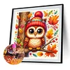 Diamond Painting-DIY Full Round Drill Owl