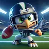 Seattle Seahawks Football-11CT Stamped Cross Stitch 40*40cm tapestrymarket