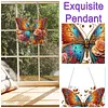 Rose Butterfly Fall 2D Flat DIY Diamond Painting Pendant