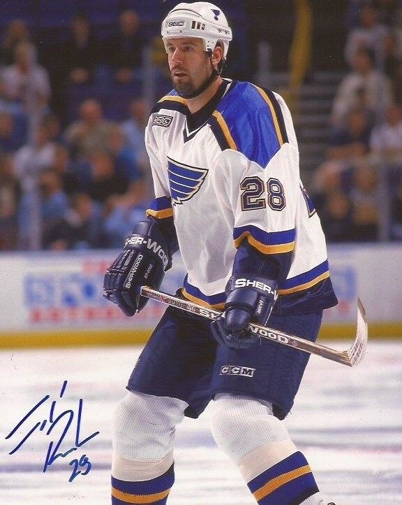 Todd Reirden signed St. Louis Blues 8x10 Photo Poster painting autographed