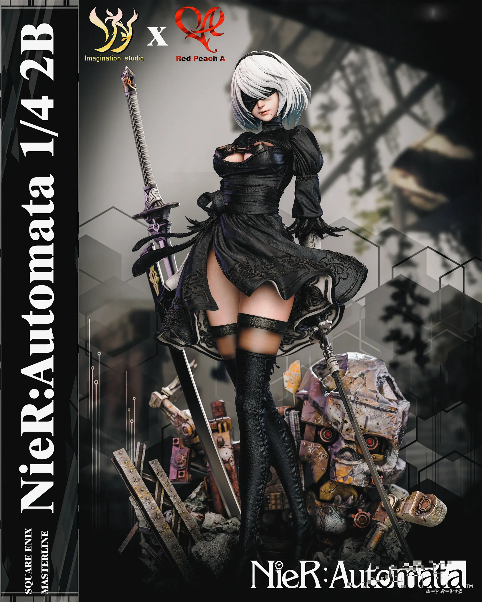 1/4 Scale YoRHa No.2 Type-B - NieR:Automata Resin Statue