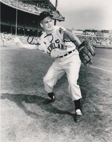 AL ROSEN Signed Cleveland Indians 8 x 10 Photo Poster painting Autographed