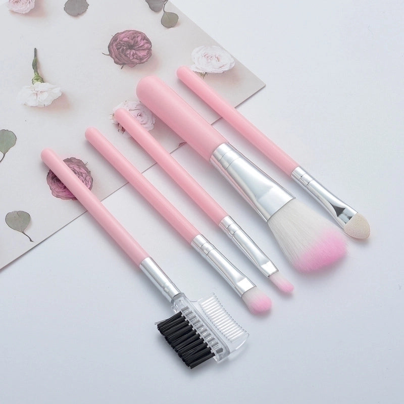 Fashion Artificial Fiber Plastic Plastic Handle Makeup Brushes 1 Set