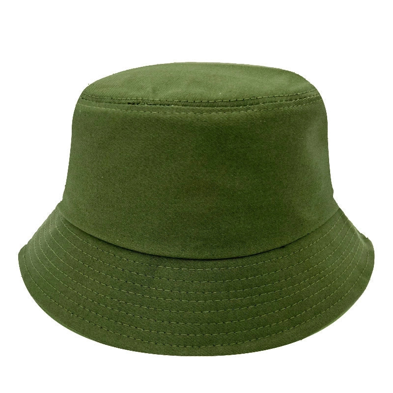 Solid Color Fisherman Hat Solid Color Light Board Pure Cotton Basin Hat Female