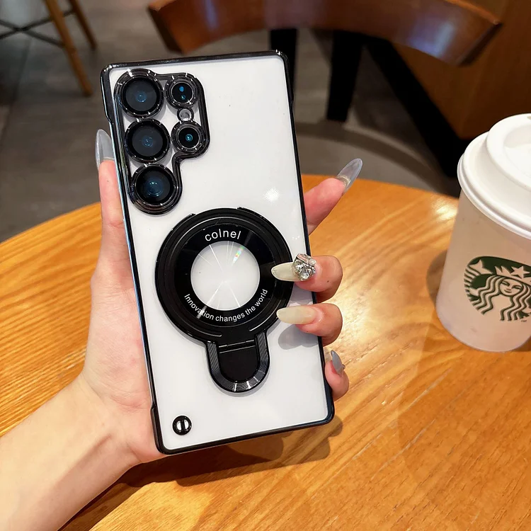 Frameless Heat Dissipation Magnetic Bracket Phone Case For Samsung